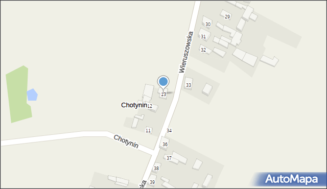 Chotynin, Chotynin, 13, mapa Chotynin