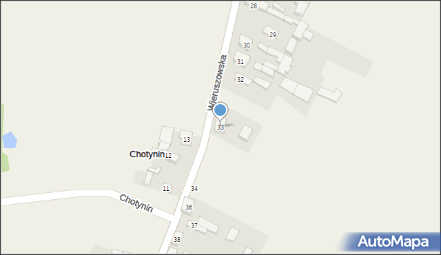 Chotynin, Chotynin, 33, mapa Chotynin