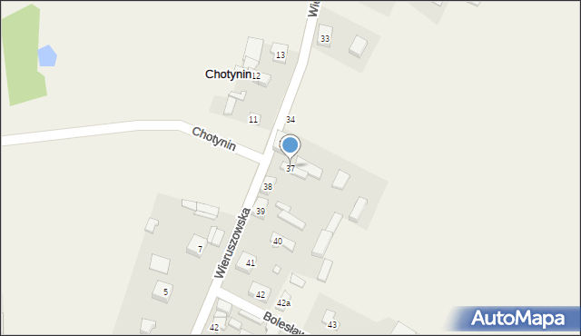 Chotynin, Chotynin, 37, mapa Chotynin