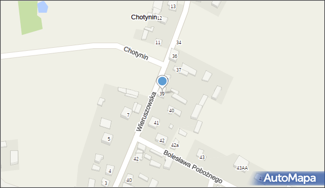 Chotynin, Chotynin, 39, mapa Chotynin