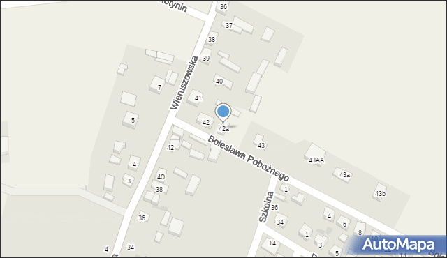 Chotynin, Chotynin, 42a, mapa Chotynin