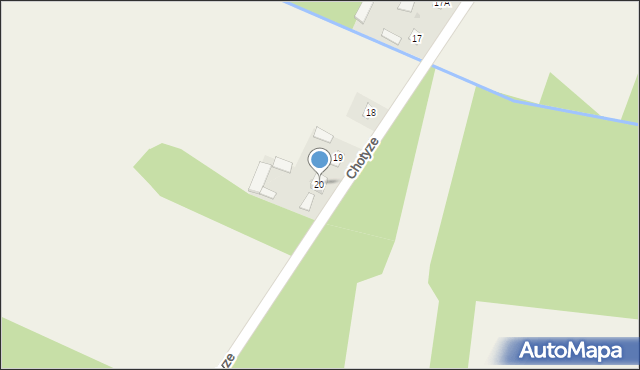 Chotyze, Chotyze, 20, mapa Chotyze