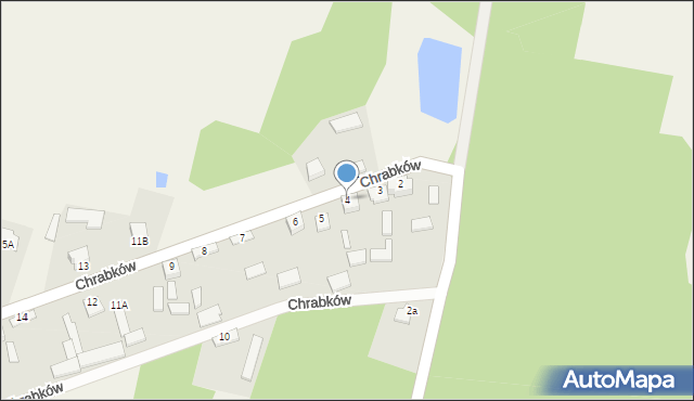 Chrabków, Chrabków, 4, mapa Chrabków