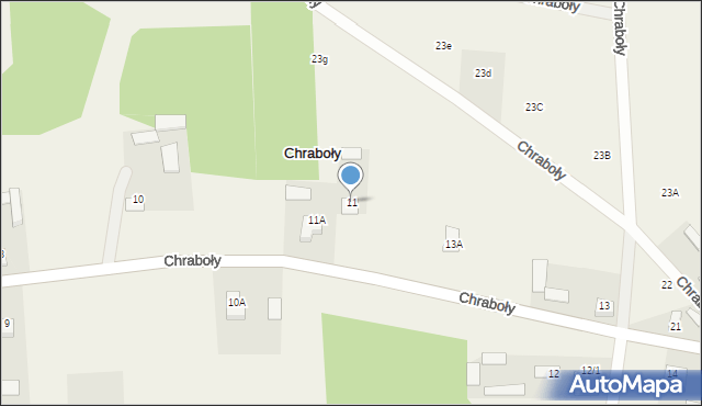 Chraboły, Chraboły, 11, mapa Chraboły