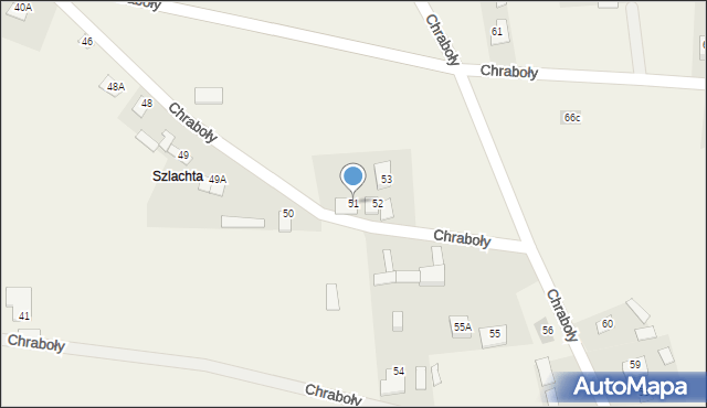 Chraboły, Chraboły, 51, mapa Chraboły