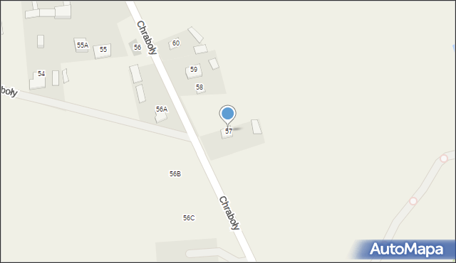 Chraboły, Chraboły, 57, mapa Chraboły