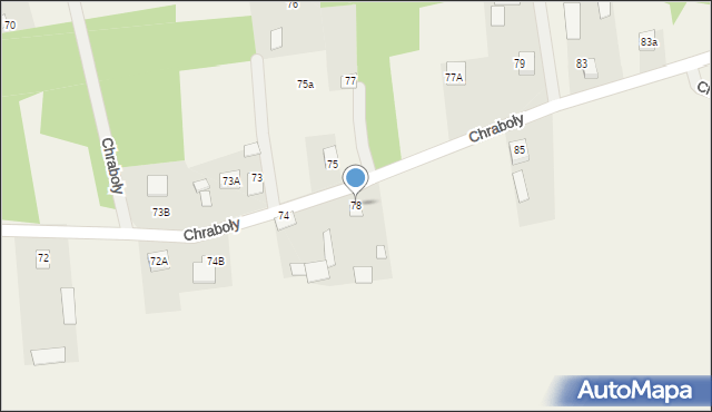 Chraboły, Chraboły, 78, mapa Chraboły