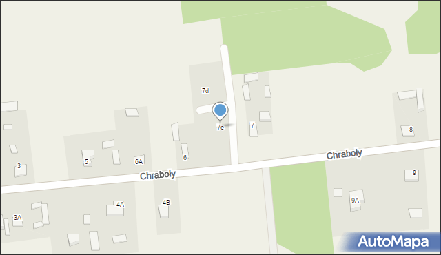 Chraboły, Chraboły, 7e, mapa Chraboły