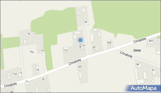 Chraboły, Chraboły, 81, mapa Chraboły