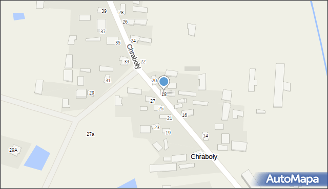Chraboły, Chraboły, 18, mapa Chraboły