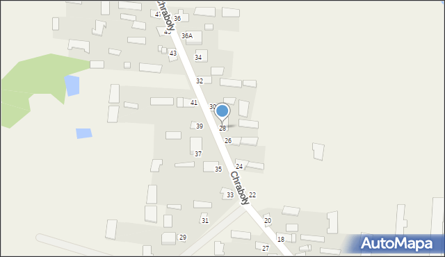 Chraboły, Chraboły, 28, mapa Chraboły