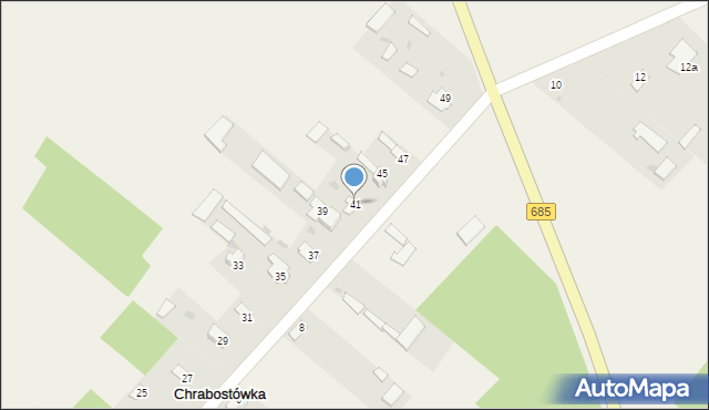 Chrabostówka, Chrabostówka, 41, mapa Chrabostówka