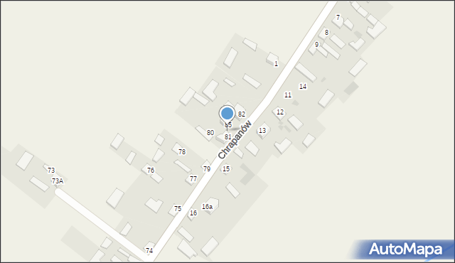 Chrapanów, Chrapanów, 83, mapa Chrapanów