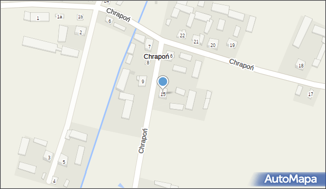 Chrapoń, Chrapoń, 15, mapa Chrapoń