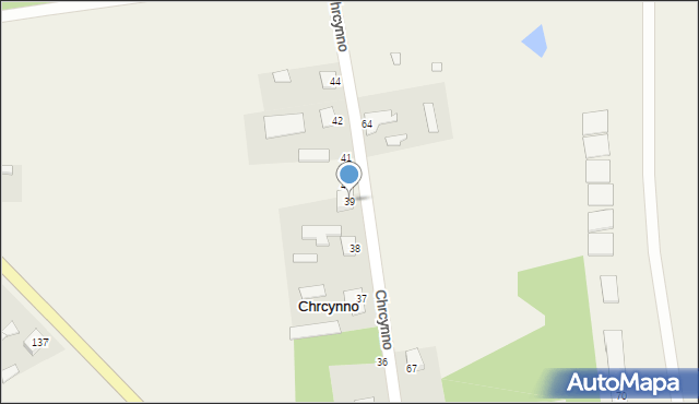 Chrcynno, Chrcynno, 39, mapa Chrcynno