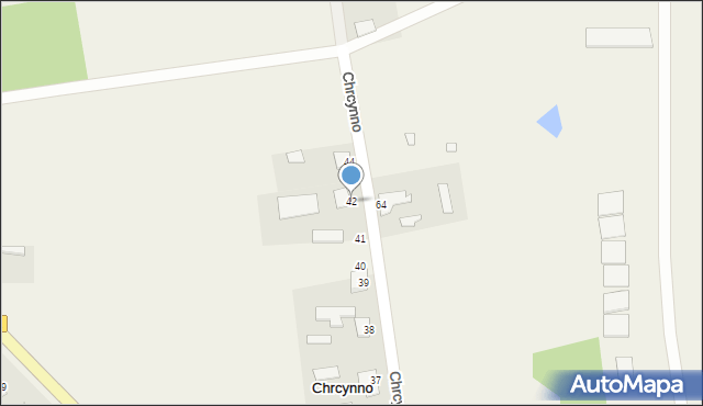 Chrcynno, Chrcynno, 42, mapa Chrcynno