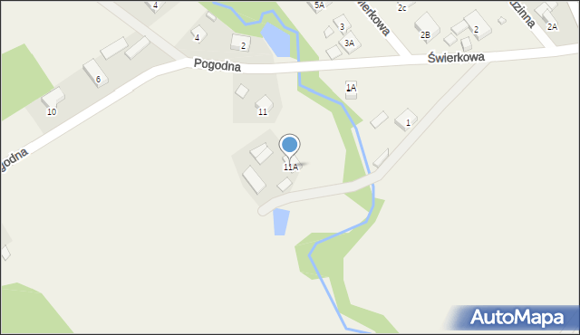 Chroboty, Chroboty, 11A, mapa Chroboty