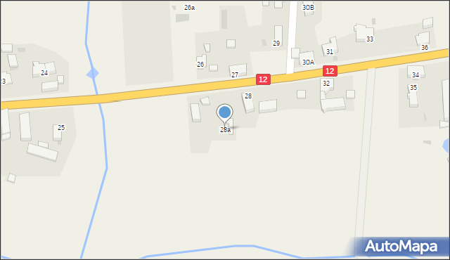 Chrobrów, Chrobrów, 28a, mapa Chrobrów