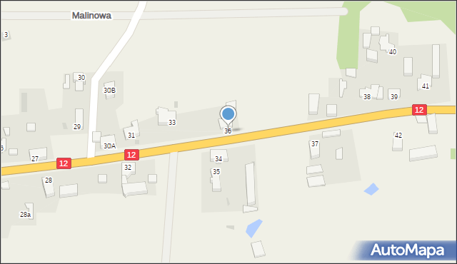 Chrobrów, Chrobrów, 36, mapa Chrobrów