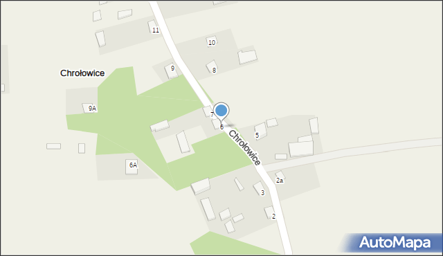Chrołowice, Chrołowice, 6, mapa Chrołowice