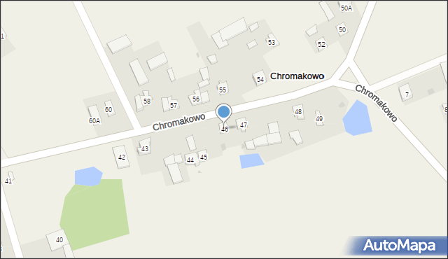 Chromakowo, Chromakowo, 46, mapa Chromakowo