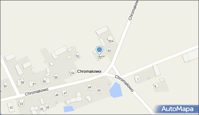 Chromakowo, Chromakowo, 52, mapa Chromakowo
