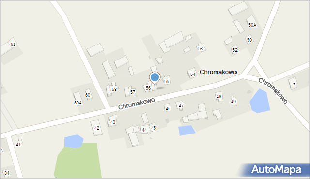 Chromakowo, Chromakowo, 56a, mapa Chromakowo