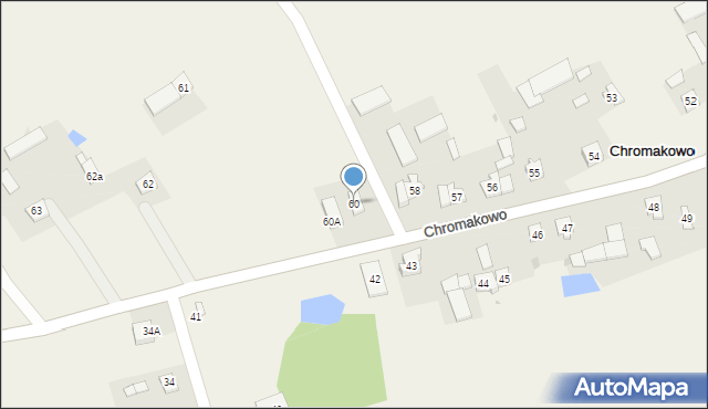 Chromakowo, Chromakowo, 60, mapa Chromakowo
