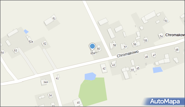 Chromakowo, Chromakowo, 60A, mapa Chromakowo