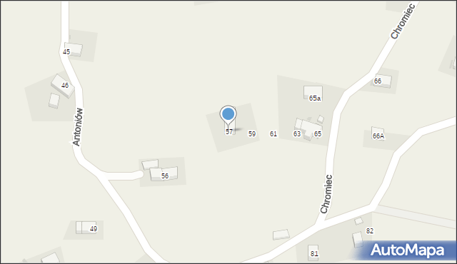 Chromiec, Chromiec, 57, mapa Chromiec