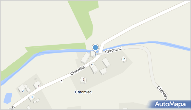 Chromiec, Chromiec, 8, mapa Chromiec
