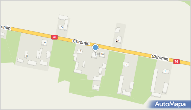 Chromin, Chromin, 3, mapa Chromin