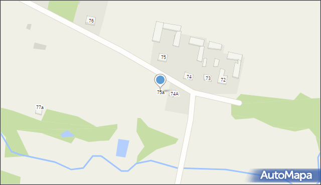 Chromin, Chromin, 75a, mapa Chromin