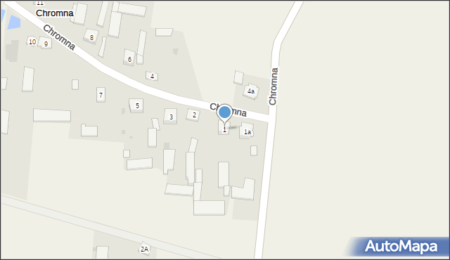 Chromna, Chromna, 1, mapa Chromna