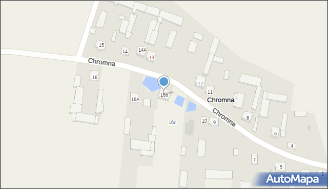 Chromna, Chromna, 16b, mapa Chromna