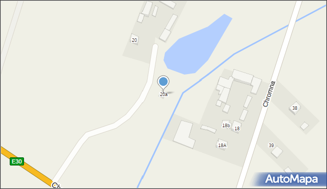Chromna, Chromna, 20a, mapa Chromna