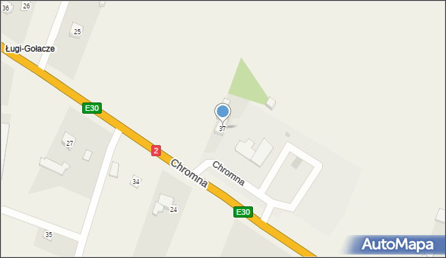 Chromna, Chromna, 37, mapa Chromna