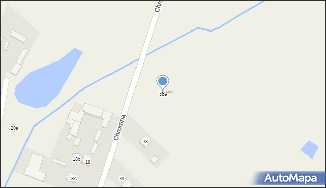 Chromna, Chromna, 38a, mapa Chromna