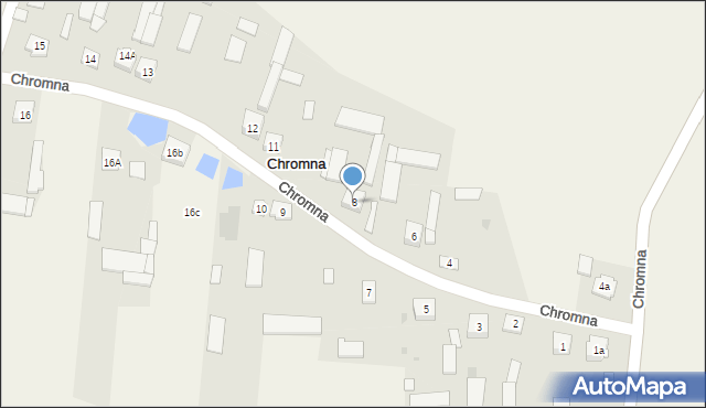 Chromna, Chromna, 8, mapa Chromna