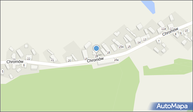 Chromów, Chromów, 18, mapa Chromów