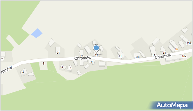 Chromów, Chromów, 22, mapa Chromów
