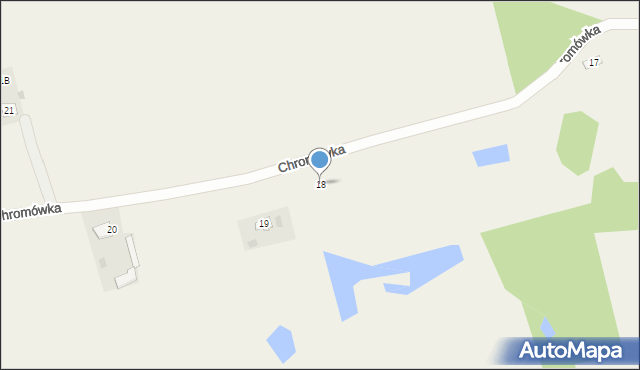 Chromówka, Chromówka, 18, mapa Chromówka
