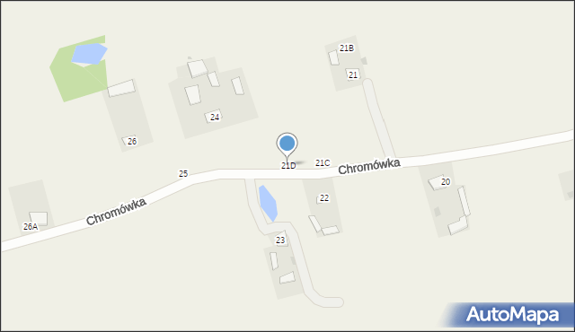 Chromówka, Chromówka, 21D, mapa Chromówka