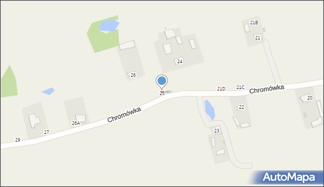 Chromówka, Chromówka, 25, mapa Chromówka