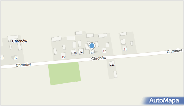 Chronów, Chronów, 13, mapa Chronów