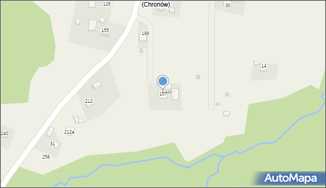 Chronów, Chronów, 107, mapa Chronów