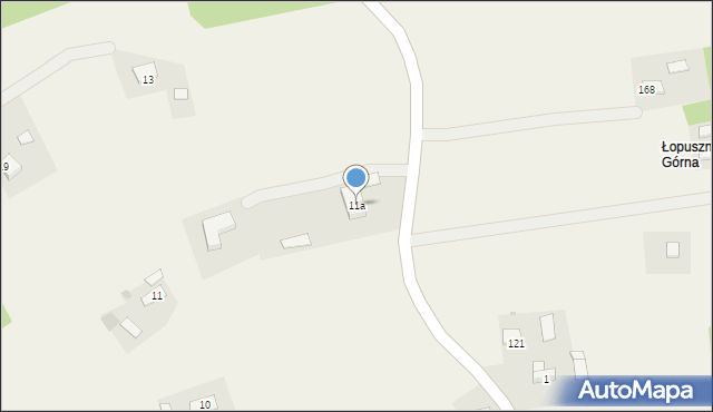 Chronów, Chronów, 11a, mapa Chronów