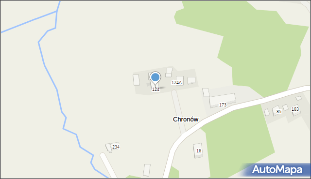 Chronów, Chronów, 124, mapa Chronów