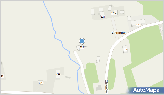 Chronów, Chronów, 234, mapa Chronów