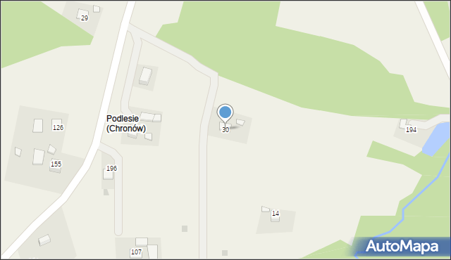 Chronów, Chronów, 30, mapa Chronów